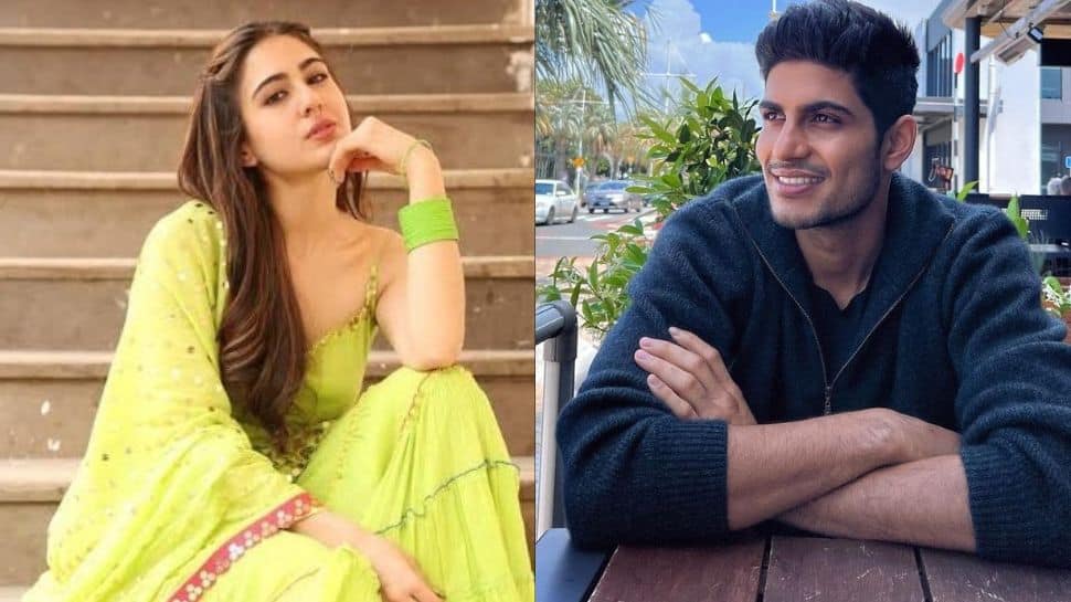 Shubman Gill will be opening the batting with skipper Rohit Sharma in first ODI against Sri Lanka in Guwahati on Tuesday. Gill is currently dating Bollywood actress Sara Ali Khan. (Source: Twitter)