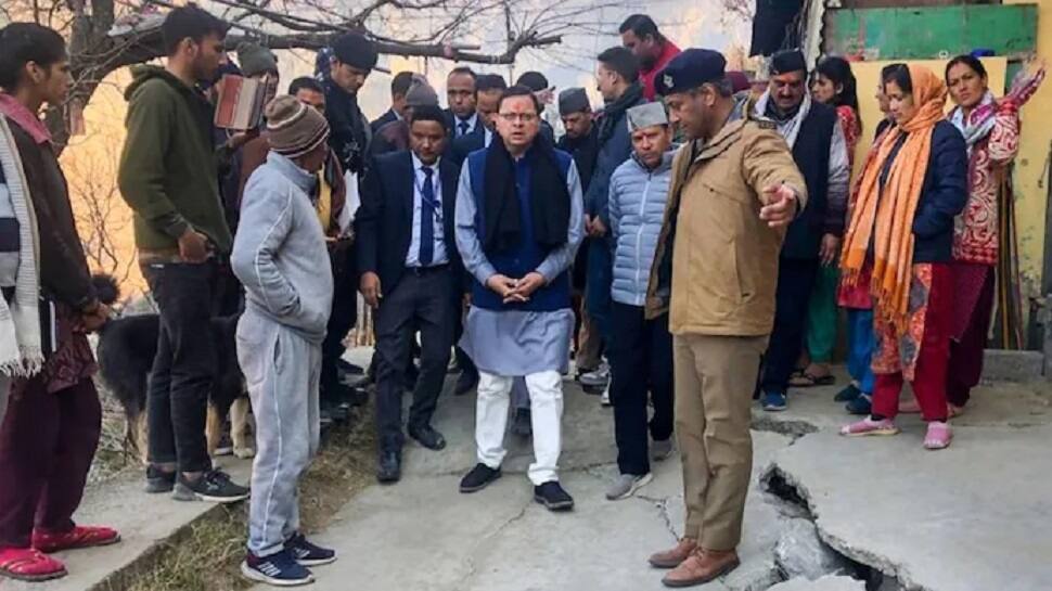 Joshimath is sinking: Officials from Centre meet Uttarakhand CM Pushkar Singh Dhami to assess situation