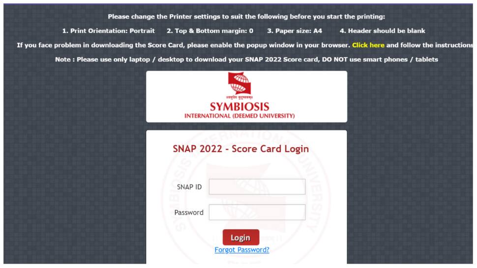SNAP 2022: SIBM Results DECLARED at snaptest.org- Direct link to check scorecard hereSNAP 2022: SIBM Results DECLARED at snaptest.org- Direct link to check scorecard here - Vimarsana News