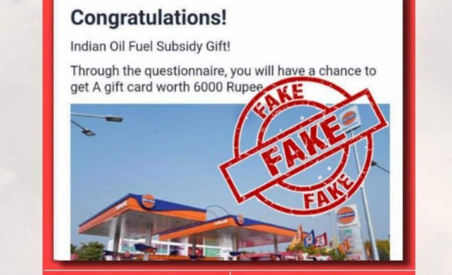 Fact Check: is India oil offering a lucky draw to win fuel subsidy gift worth Rs 6000? Here&#039;s the truth