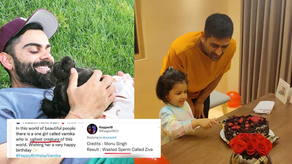 &#039;Aisi Ghatiya Baatein&#039;: DCW chief shares screenshots of UGLY comments made on Virat Kohli, MS Dhoni&#039;s daughters, calls for FIR