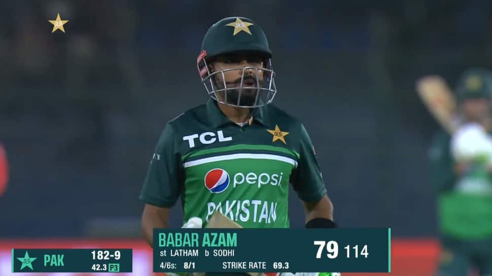 PAK vs NZ: Babar Azam BRUTALLY trolled for playing slow innings as Pakistan lose to New Zealand in 2nd ODI