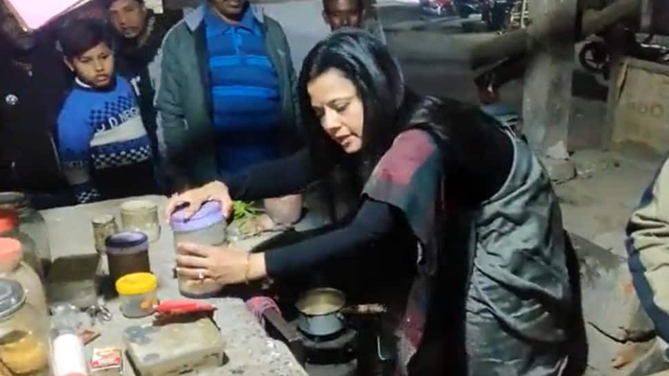 Mahua Moitra tries her hand at making chai, says &#039;who knows where it may lead me&#039;