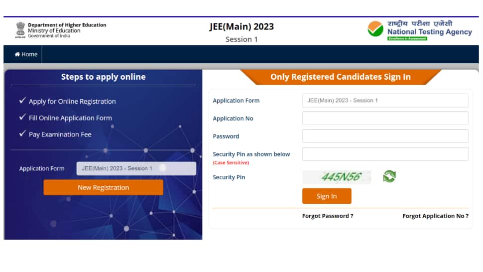 JEE Main 2023: JEE Mains Registration last date to apply TODAY at jeemain.nta.nic.in- Direct link here