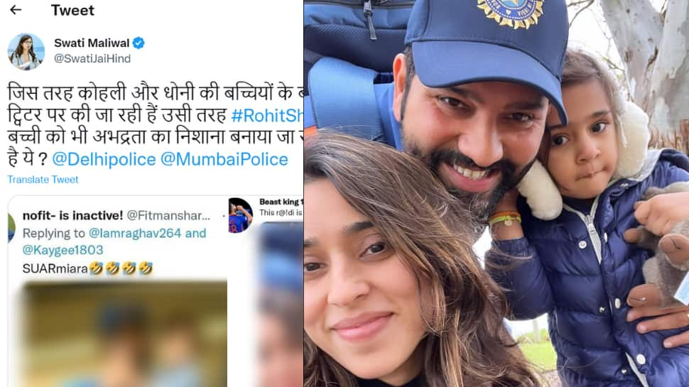 &#039;Rohit Sharma ki patni aur bachhi ko bhi...&#039;: DCW chief shares screenshot of abusive comments made on Team India captain&#039;s wife and daughter, Read Here