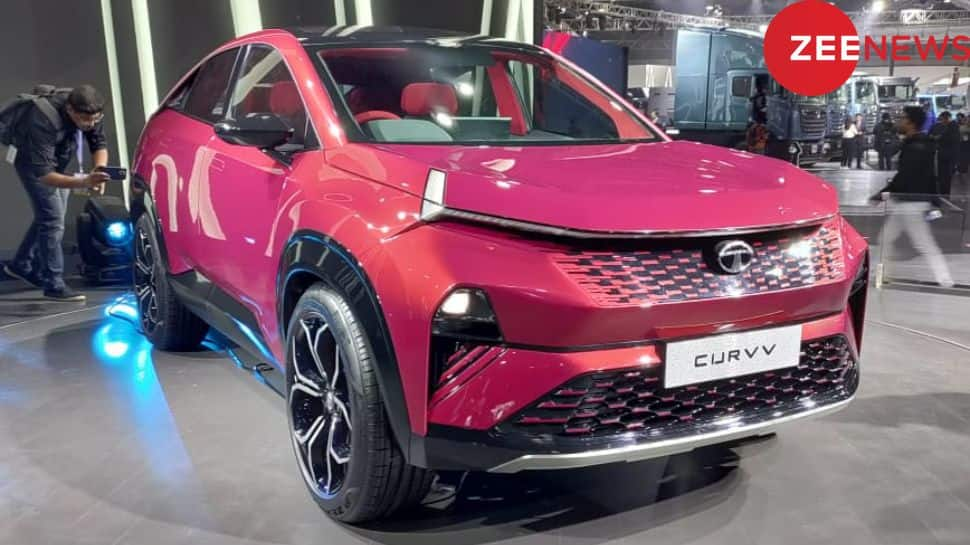 Tata Curvv coupe SUV showcased in near-production guise at Auto Expo 2023: Watch video