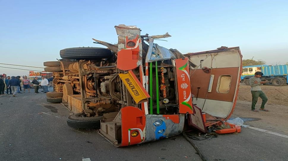 10 dead, many injured after bus carrying Sai Baba devotees collides with truck on Nashik-Shirdi Highway