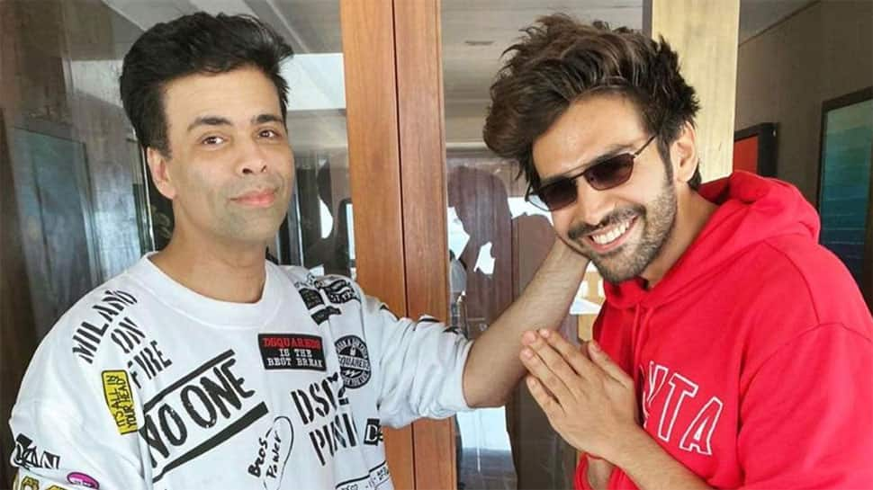 Karan Johar congratulates Kartik Aaryan, calls Shehzada trailer &#039;Masaale Se Bharpoor&#039; - Watch