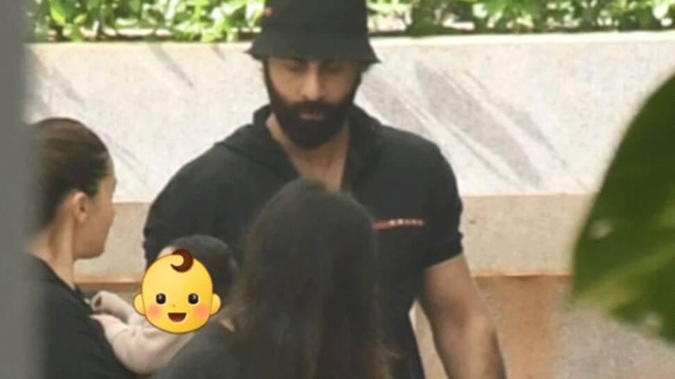 Ranbir Kapoor, Alia Bhatt make first appearance with daughter Raha Kapoor, see pics