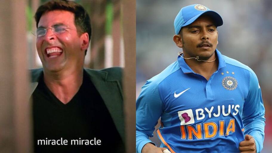 Miracle, Miracle...: Fans can't keep calm as Prithvi Shaw makes ...