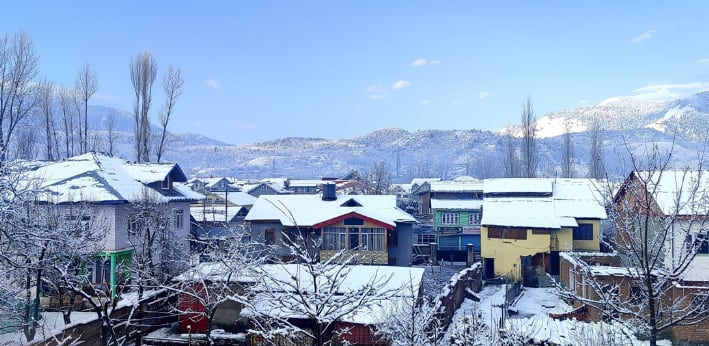 Residential area in Baramulla