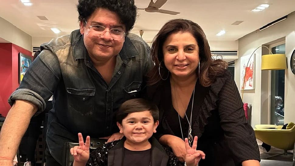 Farah Khan hosts burger party for &#039;two favourites&#039; Sajid Khan and Abdu Rozik, PICS are winning hearts