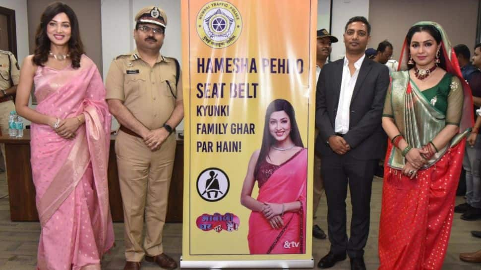 Mumbai Traffic Police joins hands with &amp;TV artists to promote road safety and awareness campaign 