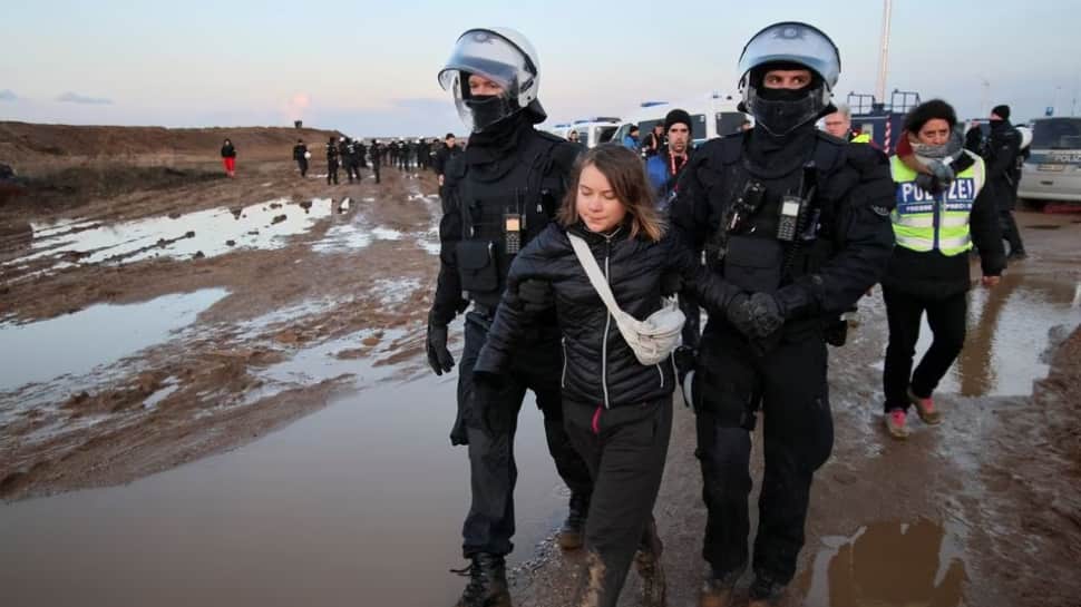 La militante pour le climat Greta Thunberg détenue au milieu des manifestations contre les mines de charbon en Allemagne, libérée plus tard |  Nouvelles du monde