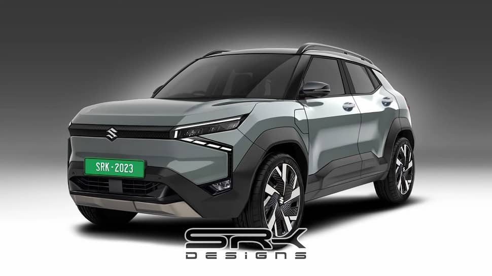Maruti Suzuki eVX Concept rendered in production-ready avatar looks every-bit SUV: WATCH