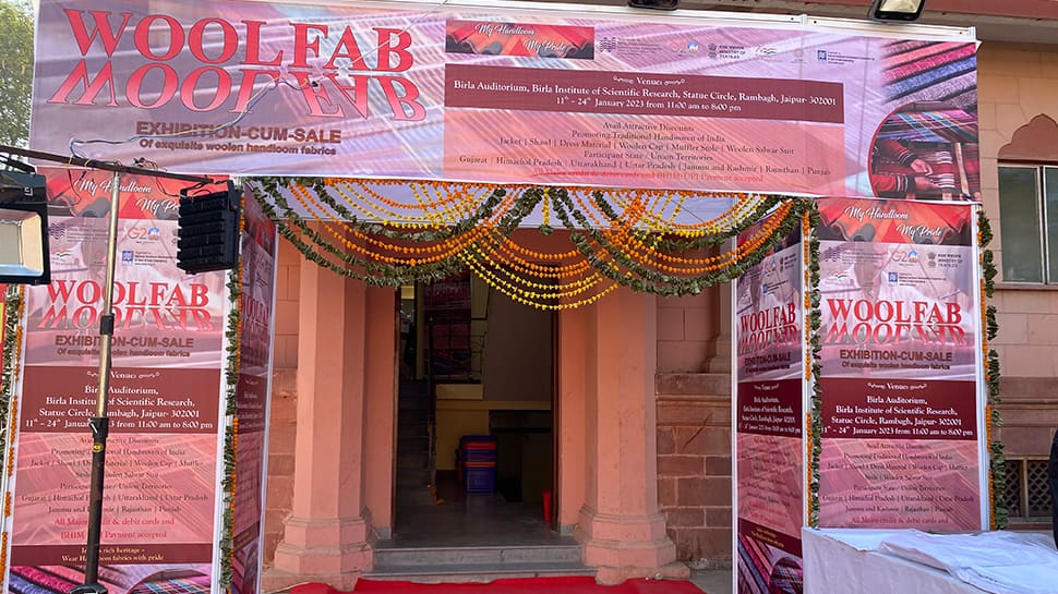 Exclusive handloom exhibition Wool Fab commences at Birla Institute of Scientific Research in Jaipur - Vimarsana News
