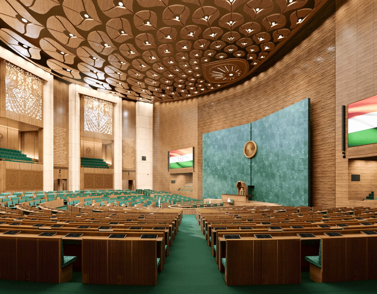 New Lok Sabha building.