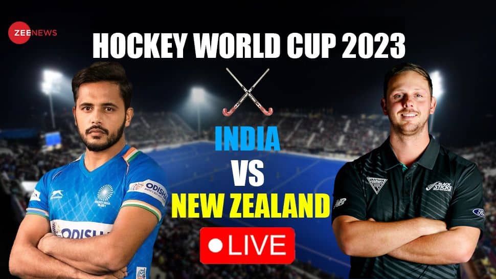 Actualizaciones en vivo |  Partido cruzado India Vs Nueva Zelanda Copa del mundo de hockey FIH masculina 2023: puntaje de India en el segundo trimestre, Nueva Zelanda mantiene las cosas ajustadas |  Otras noticias deportivas