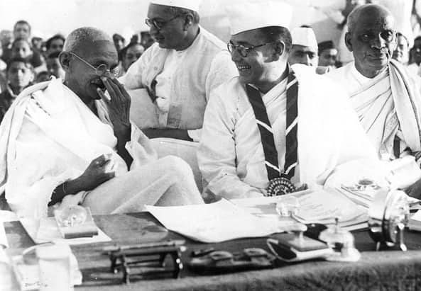 Netaji with Gandhiji