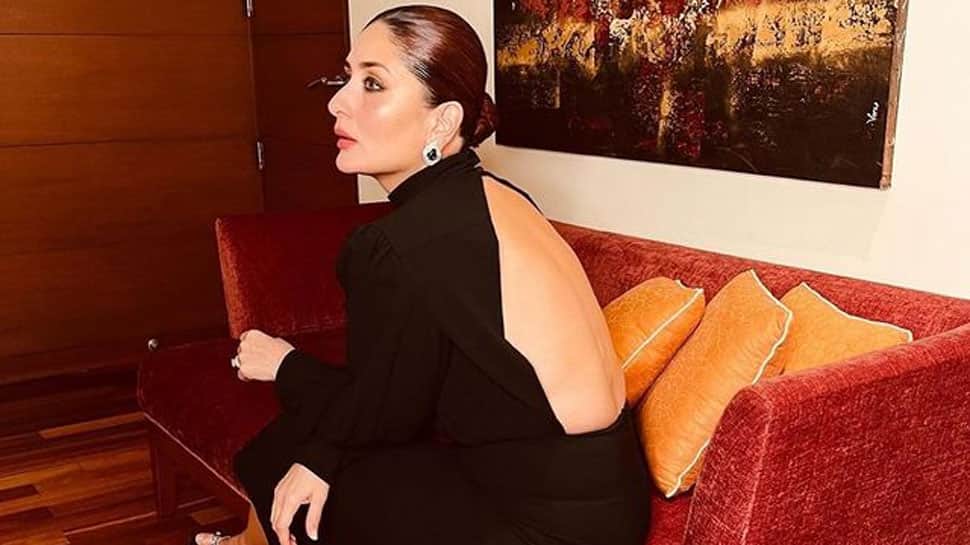 Sex Kareena Kapoor - Kareena Kapoor Khan Spills Black Magic in Backless Gown, Looks Super Sexy  in Latest Photos! | People News | Zee News