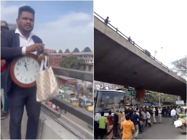 Bengaluru Man Throws Cash From Flyover | Zee News