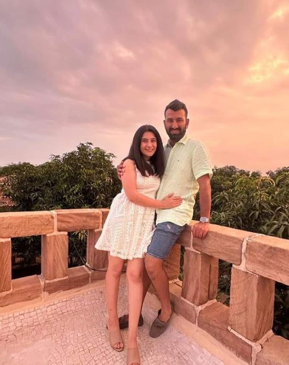 Cheteshwar Pujara's wife Puja Pabari was born in Amojdhpur in Gujarat and grew up in a very modest background. (Source: Instagram)