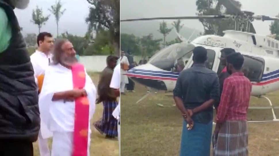 Helicopter Carrying Sri Sri Ravi Shankar Makes Emergency Landing in Tamil Nadu, All Safe