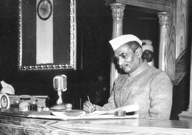 Dr. Rajendra Prasad, the first President of India