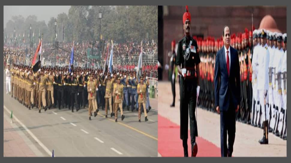 Republic Day 2023: R-Day Parade Begins with the Egyptian Army Contingent`s March on Kartavya Path in Delhi