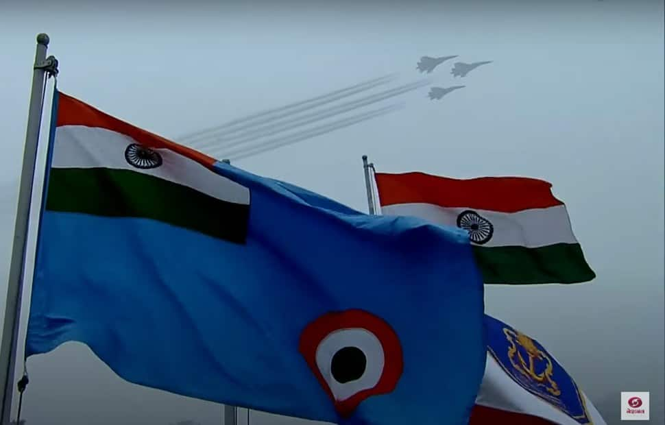 Republic Day 2023: Sukhoi's Trishul Formation