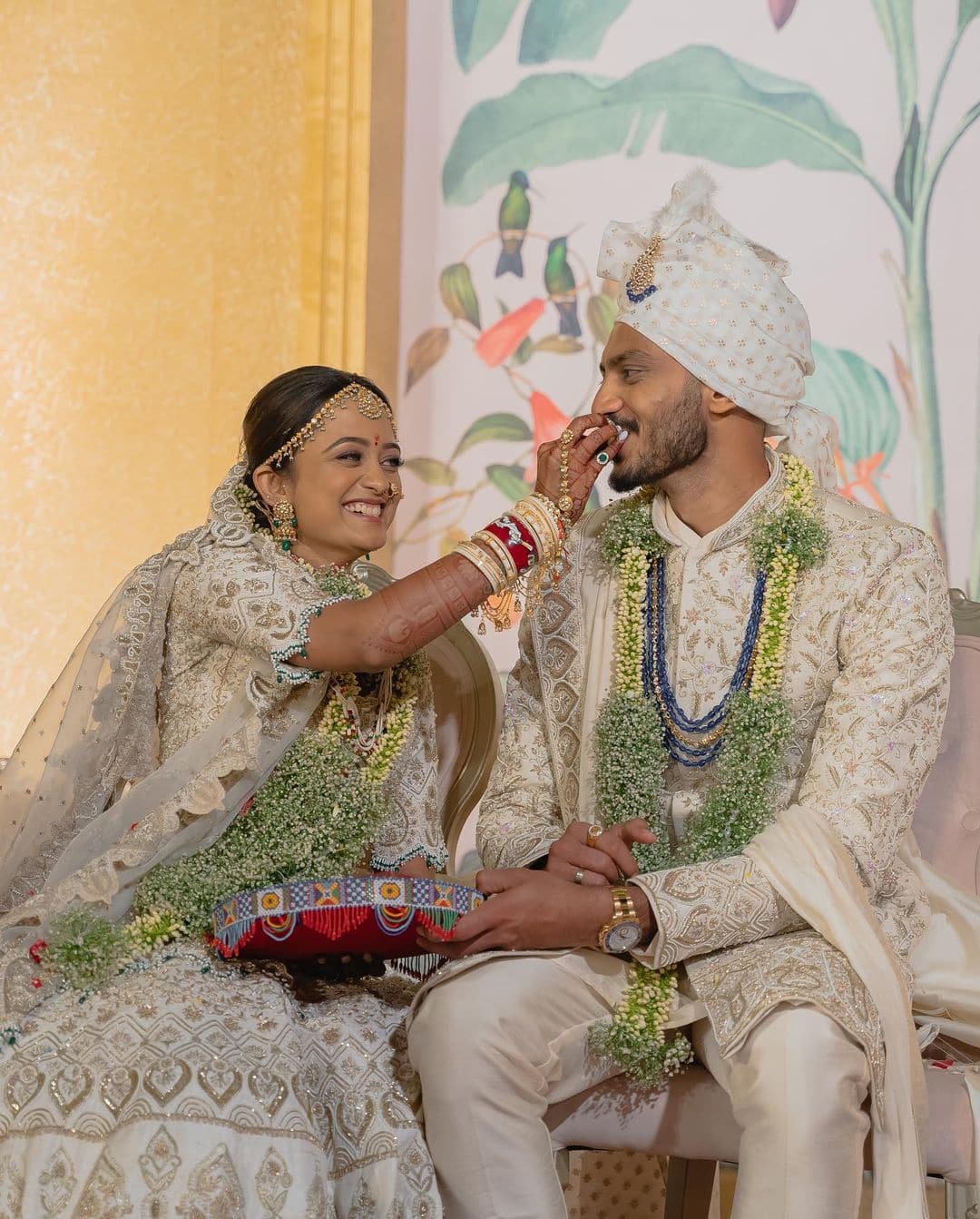 Axar and Meha danced together at Sangeet