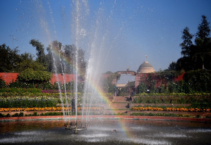 Mughal Garden has two different horticulture traditions