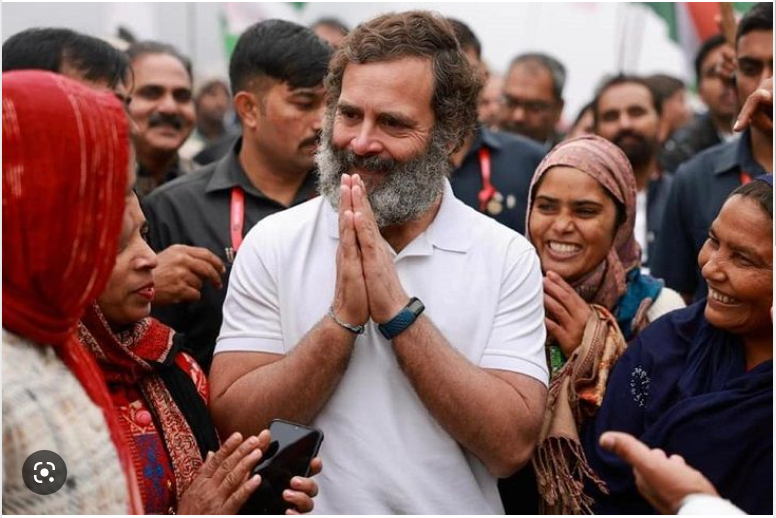 Congress MP Rahul Gandhi hoist the tricolor at Lal Chowk in Srinagar