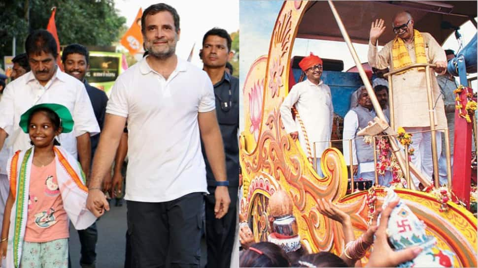 From LK Advani&#039;s Rath Yatra to Rahul Gandhi&#039;s Bharat Jodo Yatra, a Look at Famous Foot Marches in India