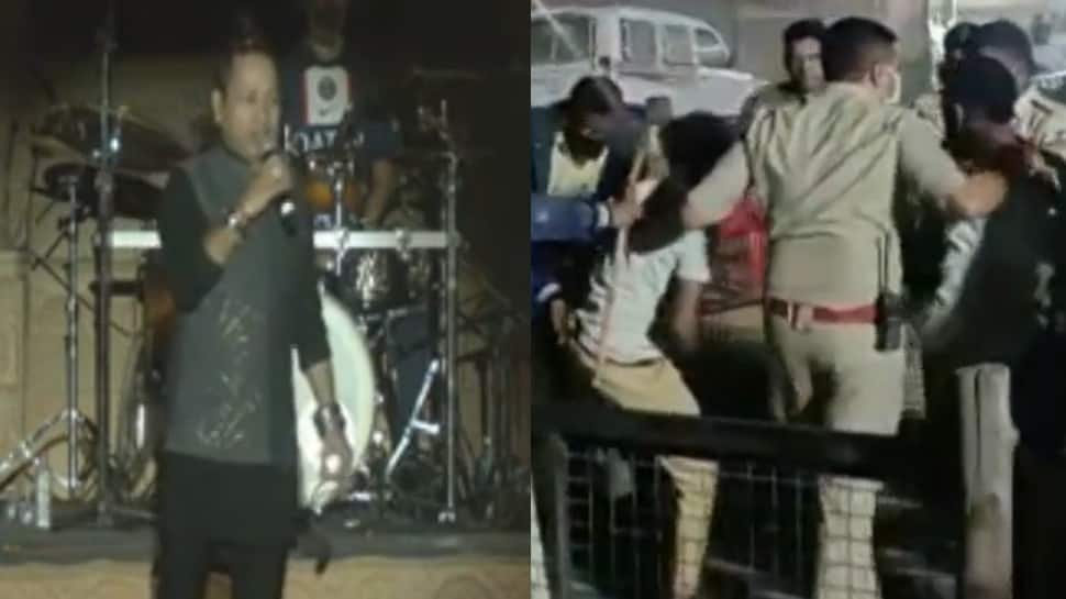 Two Boys Detained for Throwing Bottles at Singer Kailash Kher on Stage