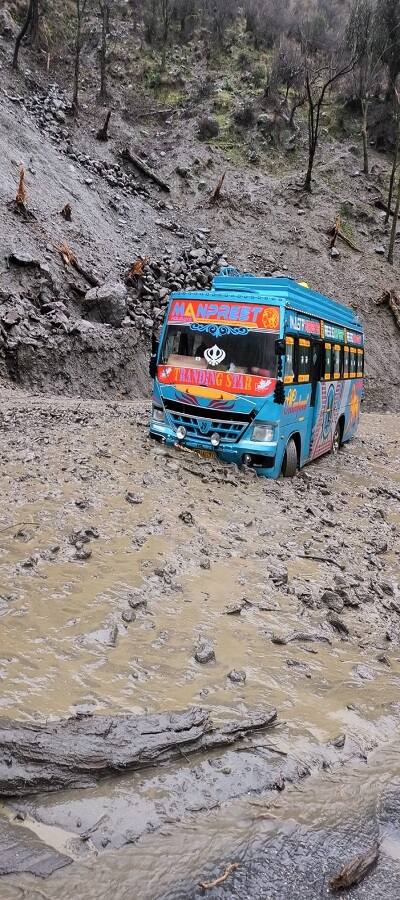 Jammu-Srinagar Highway closed for traffic due to rain