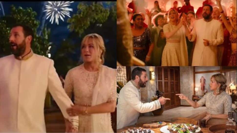 Jennifer Aniston Stuns in White Embroidered Lehenga in ‘Murder Mystery 2’ Trailer, Fans Love her ‘Desi Avatar’- See Viral Pics  