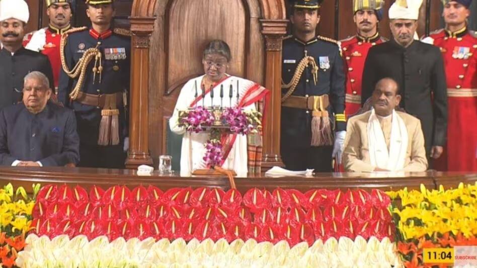 Budget 2023: Draupadi Murmu Addressed The Parliament And Said, 'this Is 