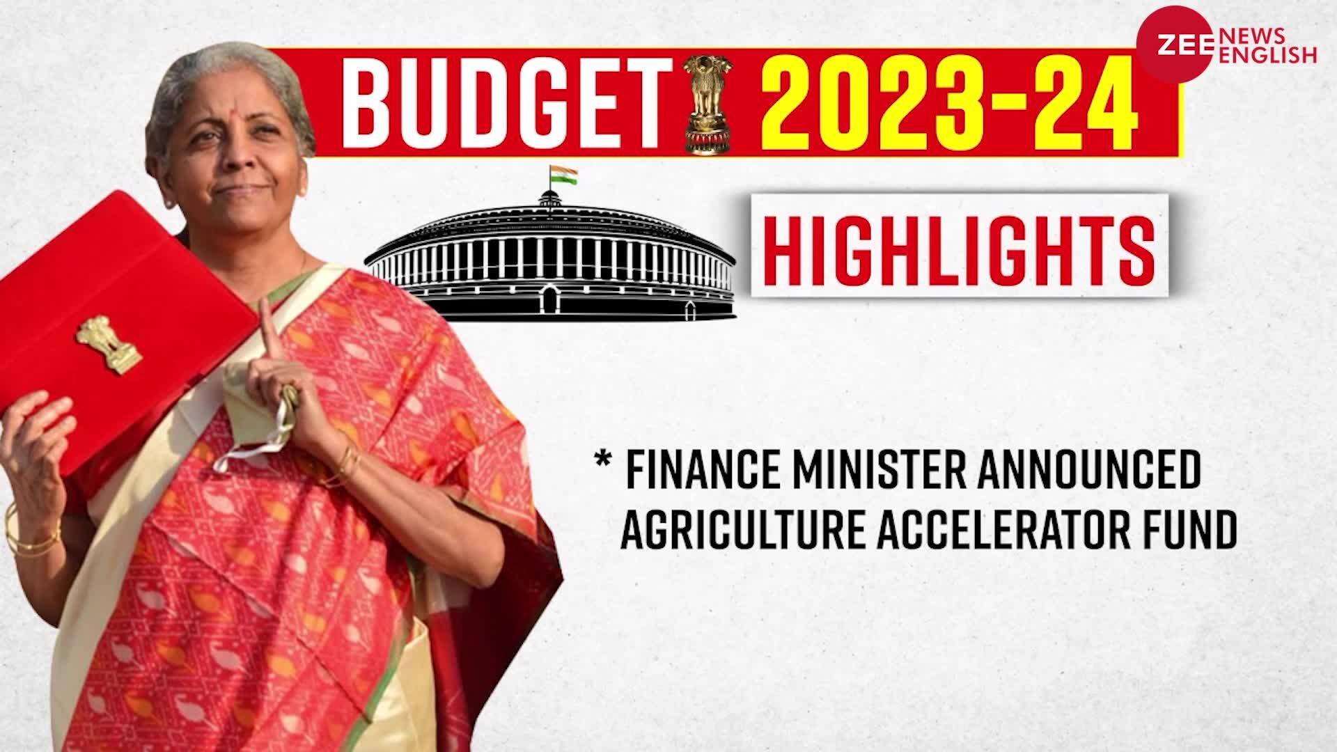 Budget 2023 Highlights Finance Minister Announced Agriculture