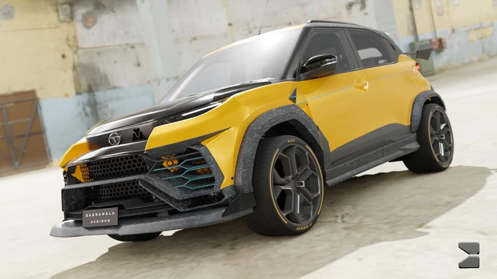 Digitally-modified Tata Punch With a Sporty Body Kit Has Lamborghini Urus-like Appeal: Watch