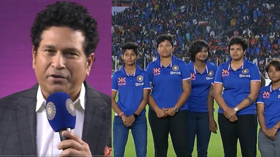 Watch: &#039;WPL Will be Biggest Thing&#039; - Sachin Tendulkar Felicitates Women&#039;s U19 T20 World Cup-winning Team, his Speech Goes Viral