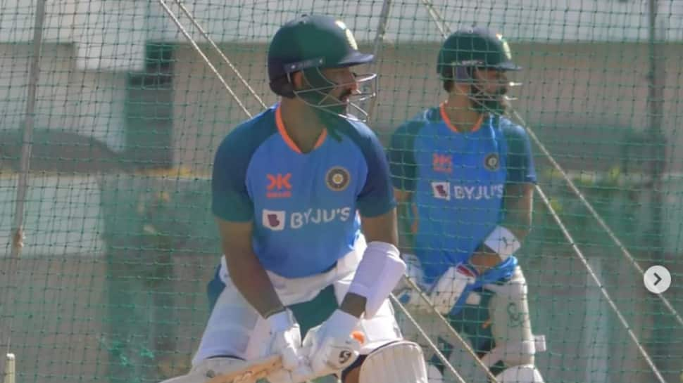 IND vs AUS Tests: Team India Begin Prep for Border-Gavaskar Trophy; Virat Kohli, Ravindra Jadeja Sweat it Out in Nets, see Pics