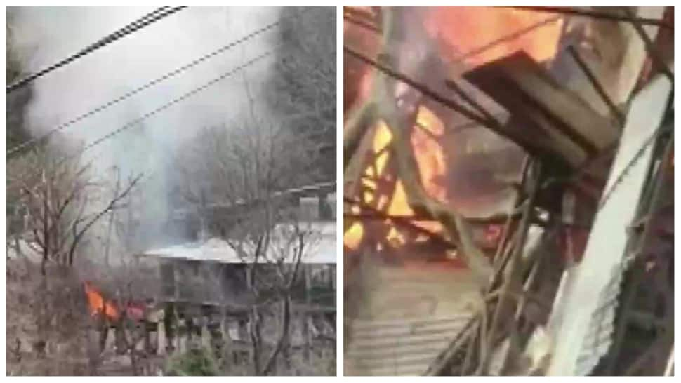 J&amp;K: Fire Breaks out Near Mata Vaishno Devi Bhawan