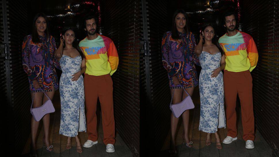 Akansha, Anushka and Aditya