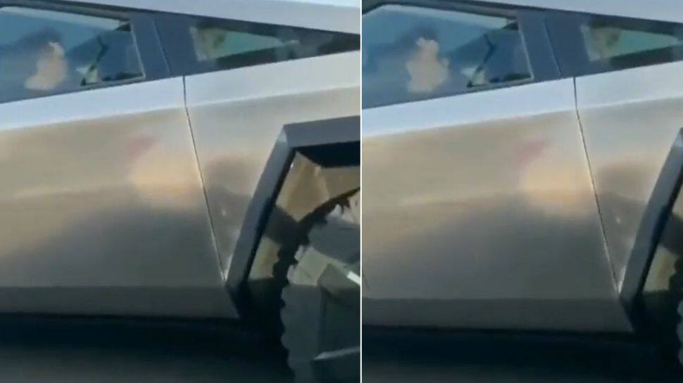 Elon Musk Spotted Driving Tesla Cybertruck on Public Roads: Watch Video