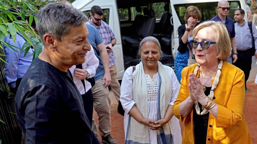 Hillary Clinton in Gujarat to Pay Tribute to SEWA Founder Ela Bhatt, Talks to Women Workers