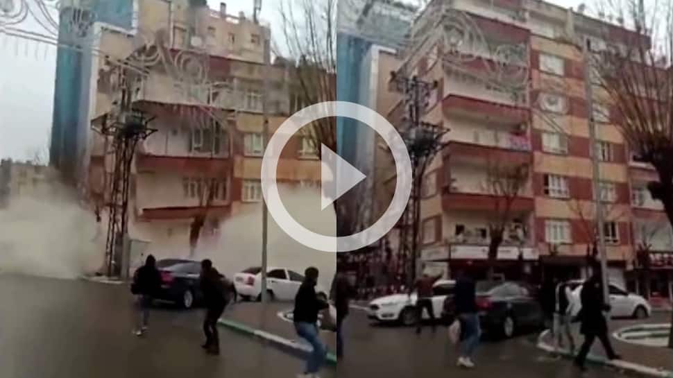 Une vidéo montre l’effondrement d’un bâtiment après un séisme de magnitude 7,8 en Turquie |  Nouvelles du monde