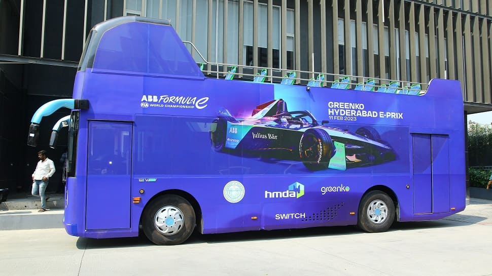 Hyderabad Launches Electric Double Decker Buses Ahead of Maiden Formula E Prix