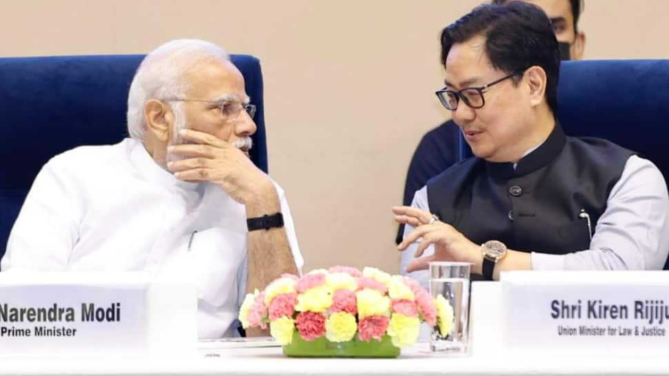 PM Modi&#039;s Thinking is &#039;Pure Like Ganga&#039;: Law Minister Kiren Rijiju Hits Back at Congress Amid Adani Issue