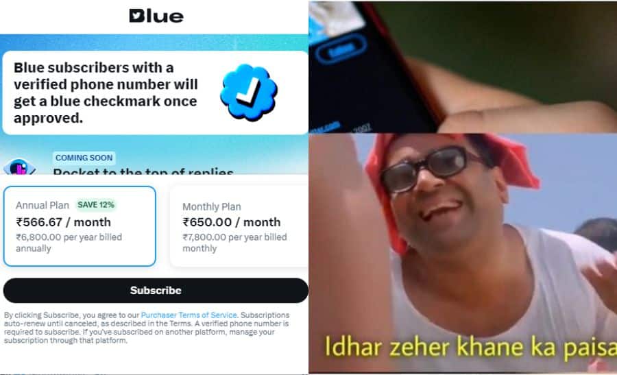 Twitter&#039;s Blue Tick Monthly Plan in India at Rs 650 Creates a Storm of Memes and Jokes on Platform